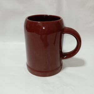 Waechtersbach W. Germany Tanker Mug Rust Red Coffee Tea Ceramic Cold War Era